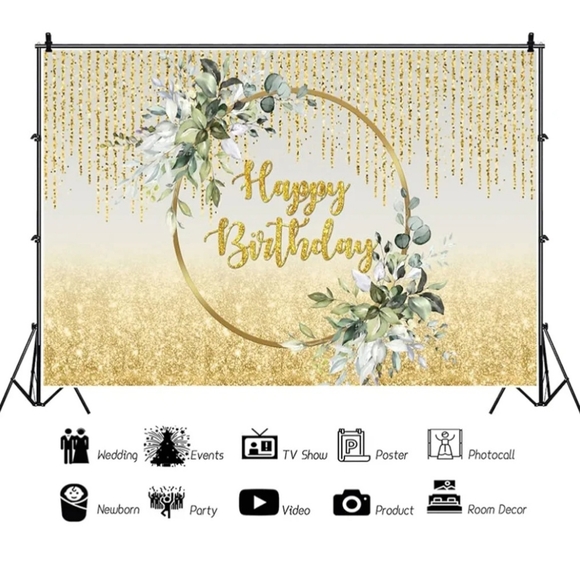 Birthday Photo Backdrop - Picture 2 of 4